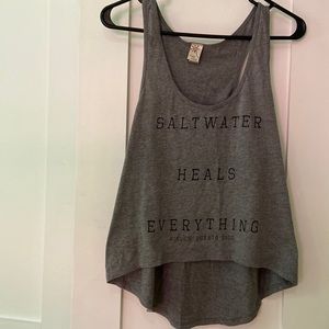 Saltwater Heals Everything tank